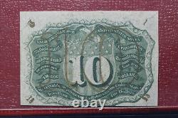 1863 10 cent Fractional Note 2nd issue FR#1249 PMG 63 Choice Unc Scarce