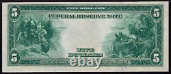 1914 $5 Federal Reserve Note Kansas City Fr. 881 Burke Glass Pmg Choice Unc 63 Q
