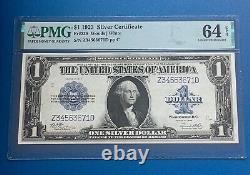 1923 $1 Silver Certificate PMG 64 Choice UNC. FR# 238 EPQ Woods-White Signatures