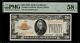 1928 $20 Gold Certificate Fr-2402 Graded Pmg 58 Epq Choice About Unc