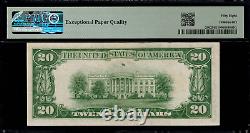 1928 $20 Gold Certificate FR-2402 Graded PMG 58 EPQ Choice About Unc