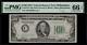 1934 $100 Federal Reserve Note Philadelphia Fr. 2152-c Pmg 66 Epq Gem Unc