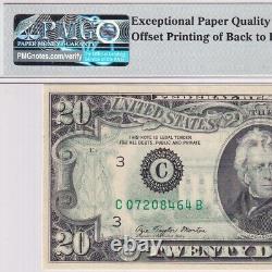 1977 Twenty Dollars $20 FRN, Fr#2072-C-Offset Printing ERROR-PMG 64 Choice UNC