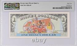 1993 Mickey Proof Disney Dollar PMG 64 Choice Unc