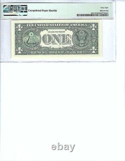 2013 $1 Federal Reserve Note FR3001-H PMG 68 Superb Gem UNC EPQ, St. Louis