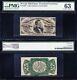 Amazing Choice Unc 3rd Issue 25 Cent Fractional Currency Note! Pmg 63! Free Ship
