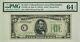 Fr 1956-cm $5 1934 Federal Reserve Note Philadelphia Mule Ch Unc 64 Epq Pmg