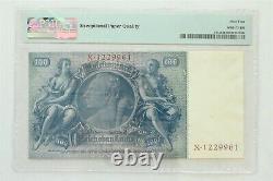 Germany 1935 100 Reichsmark PMG Choice UNC 64EPQ Reichsbanknote. Pick # 183a Wm