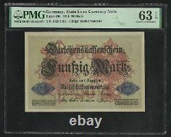 Germany 50 Mark 1914 PMG Choice UNC 63 EPQ