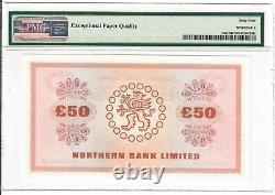 Northern Ireland 50 Pounds 1981 Choice UNC PMG Graded 64 EPQ