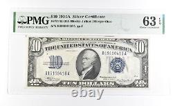 PMG 63 Choice Unc EPQ 1934 A $10 Silver Certificate Blue Seal Fr#1702 1006