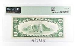PMG 64 Choice Unc 1934 A $10 Silver Certificate Blue Seal Fr#1702 1005
