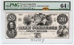 Pennsylvania Bank of Commerce $20 Proof PMG Ch Unc 64 EPQ Choice