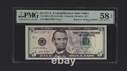 REPEATER SERIAL NUMBER FRN Dallas $5 2017 A PMG Choice About UNC 58 EPQ