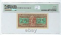Serie 521 Military Payment Certificate 25 Cent Note PMG 65 Choice UNC EPQ