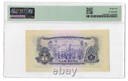 Viet Cong Bank Note Battle VIETNAM 5 Dông 1966 P42a Choice UNC PMG 64 C. 91
