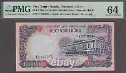 Vietnam South 10000 Dong Notes P-36a ND 1975 Choice UNC PMG 64
